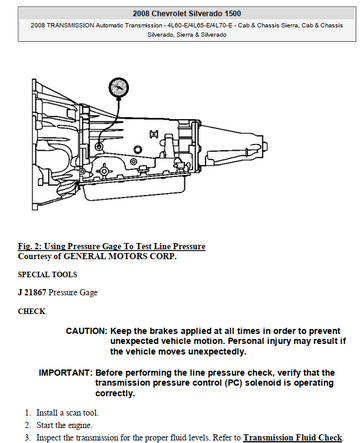 GM CHEVROLET 4L60-E 4L65-E 4L70-E AUTOMATIC TRANSMISSION