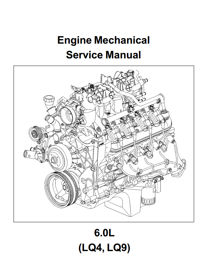 GM VORTEC 6.0L LQ4 LQ9 ENGINE