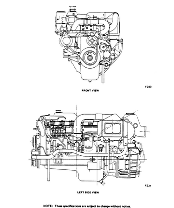 HINO W06D W06D-TI DIESEL ENGINE