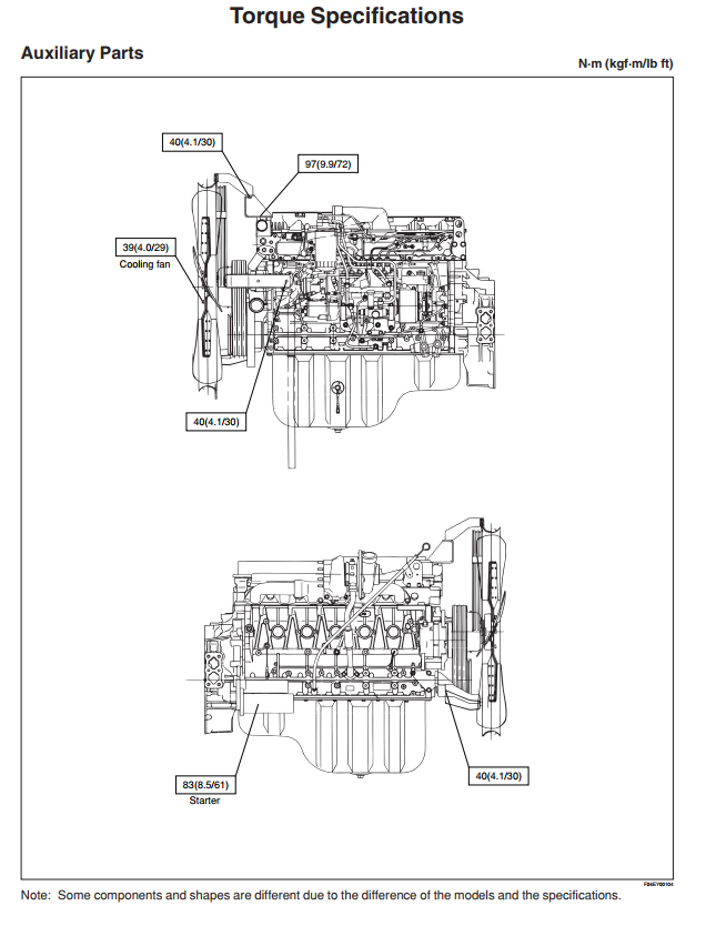 HITACHI 6HK1 TIER 2 DIESEL ENGINE