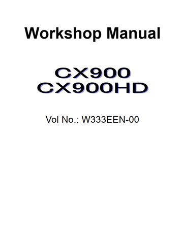 HITACHI CX900 CX900HD CRAWLER CRANE