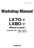 HITACHI LX70-7 LX80-7 TRACTOR