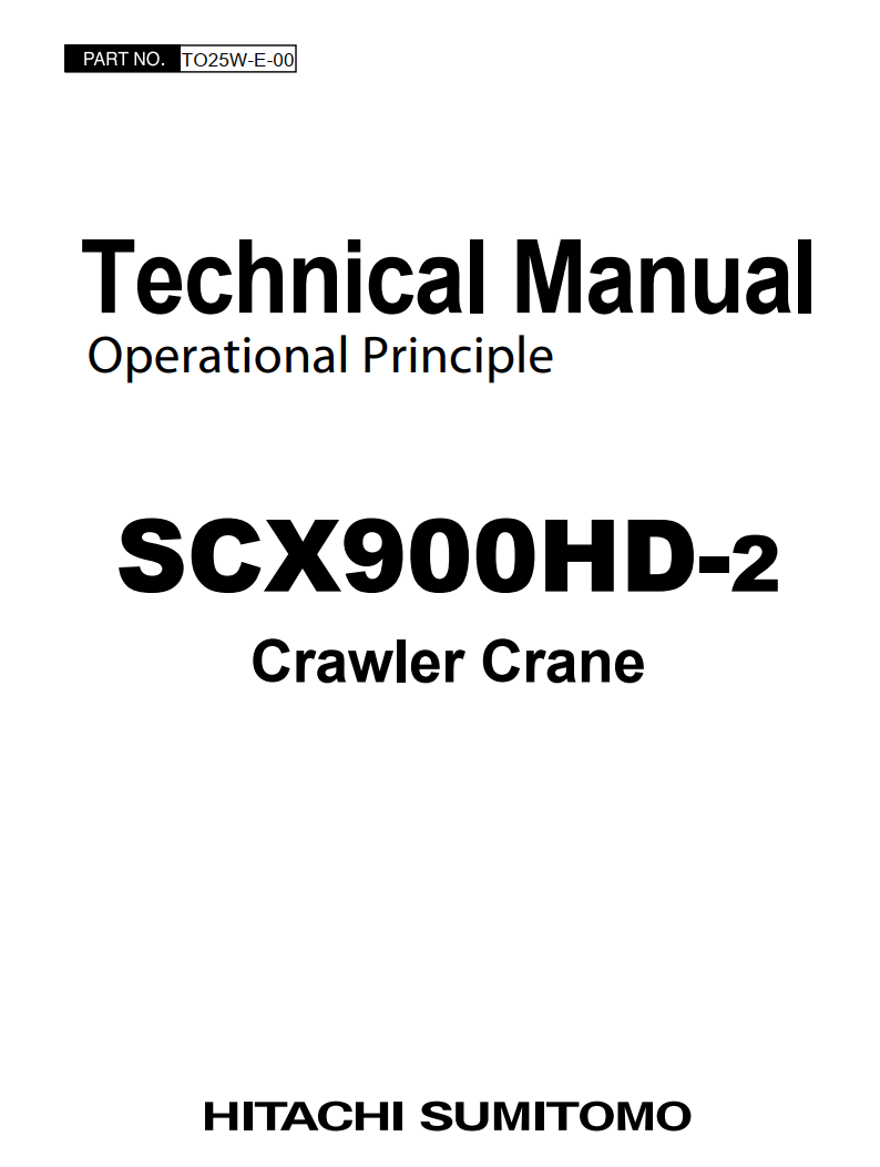 HITACHI SCX900HD-2 CRAWLER CRANE
