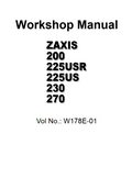 HITACHI ZAXIS 200 225 230 270 