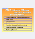 HITACHI ZAXIS 200 225 230 270 CLASS DIGGER