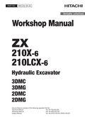 ZAXIS ZX 210X-6 ZX 210LCX-6 DIGGER