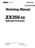HITACHI ZAXIS ZX35U-5A HYDRAULIC EXCAVATOR