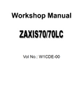 HITACHI ZAXIS ZX70 ZX70LCMIDI HYDRAULIC LOADER