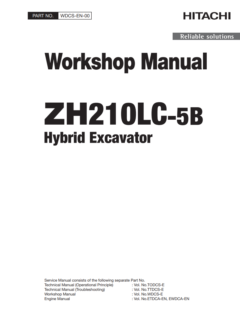 HITACHI ZH210LC-5B HYBRID CRAWLER LOADER