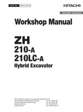 HITACHI ZH 210-A ZH 210LC-A HYBRID CRAWLER LOADER