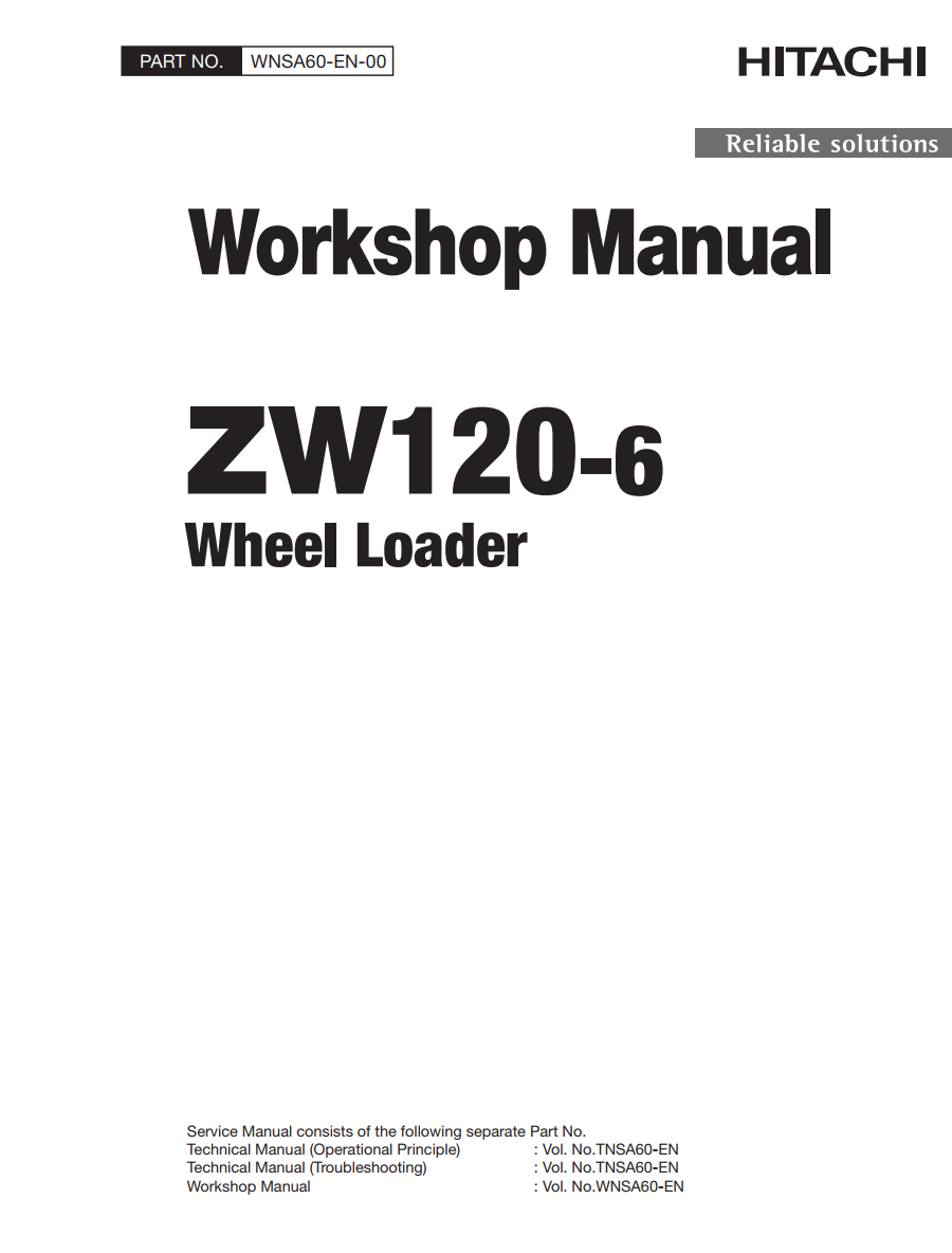 HITACHI ZW120-6 TRACTOR