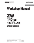 HITACHI ZW140-5B ZW140PL-5B TRACTOR