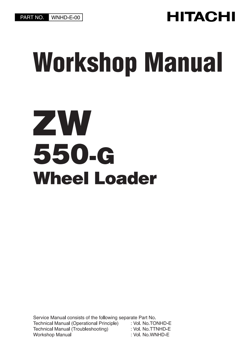 HITACHI ZW550-G HYDRAULIC LOADER