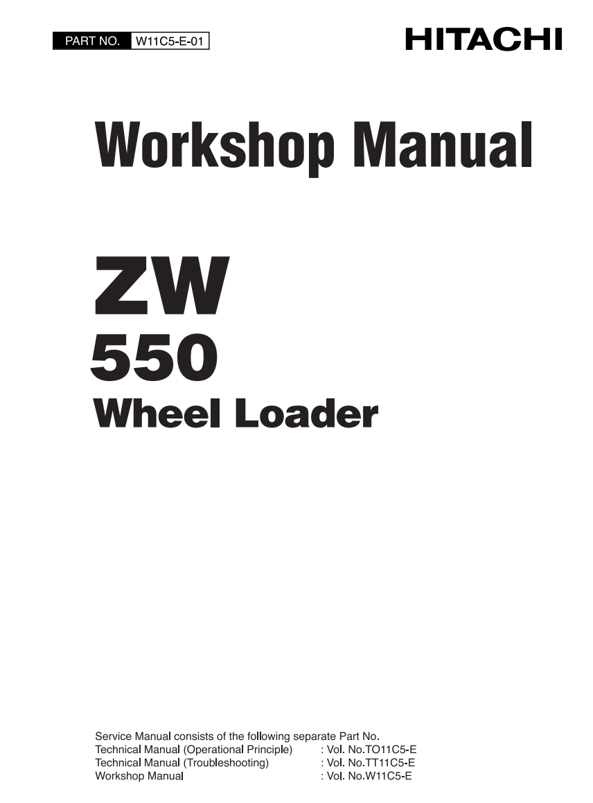 HITACHI ZW550 HYDRAULIC LOADER