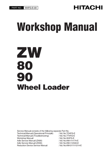 HITACHI ZW80 ZW90 TRACTOR