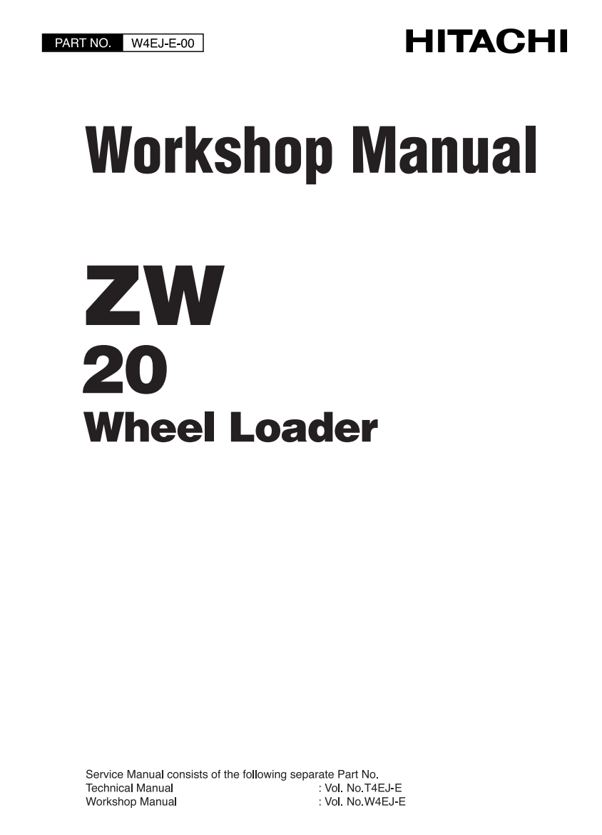 HITACHI ZW 20 ZW20 TRACTOR