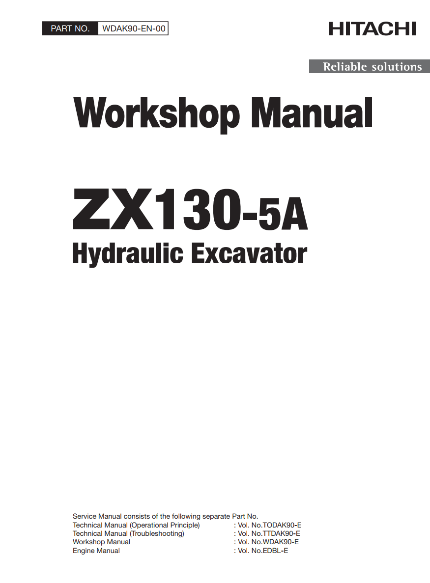 HITACHI ZX130 -5A HYDRAULIC LOADER