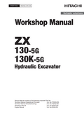 HITACHI ZX130 -5G ZX130K -5G HYDRAULIC EXCAVATOR