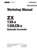 HITACHI ZX130 -6 ZX130LCN -6 HYDRAULIC EXCAVATOR