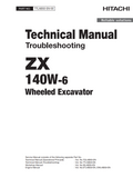 HITACHI ZX140W -6 WHEEL EXCAVATOR