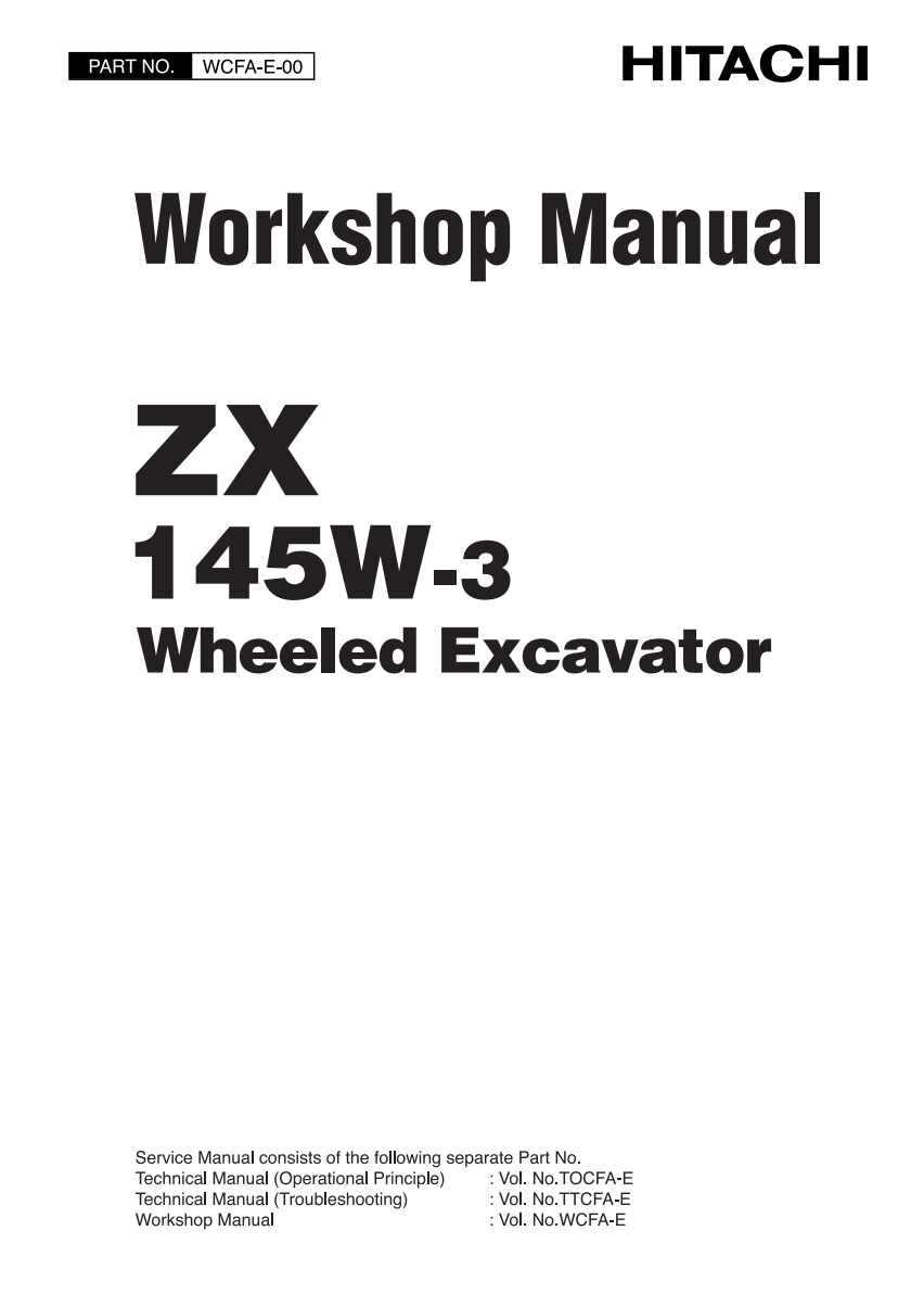 HITACHI ZX145W -3 EXCAVATOR
