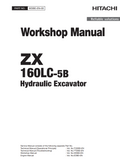HITACHI ZX 160LC -5B HYDRAULIC EXCAVATOR