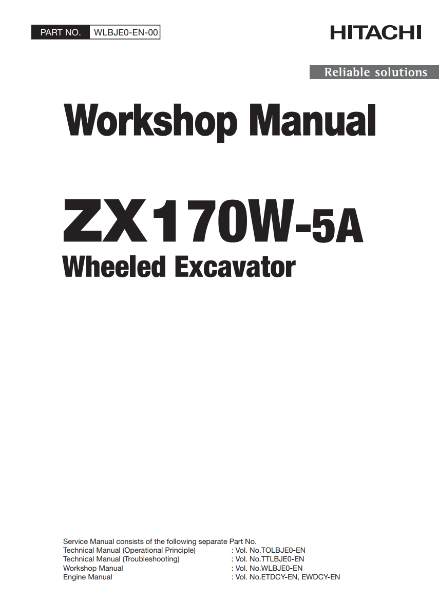 HITACHI ZX 170W -5A