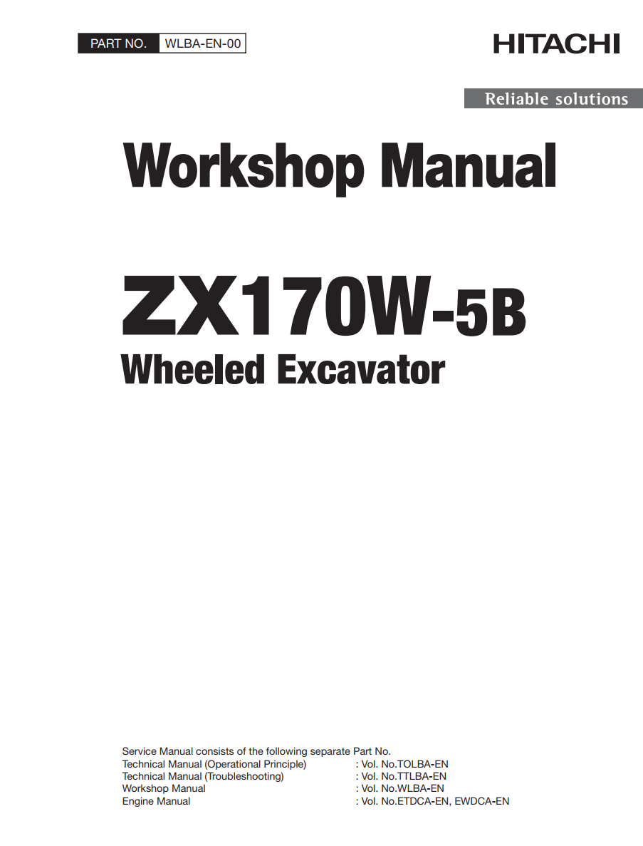 HITACHI ZX 170W -5B WHEELED EXCAVATOR