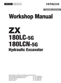 HITACHI ZX 180LC -5G ZX 180LCN -5G HYDRAULIC DIGGER