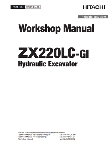HITACHI ZX 220LC-GI HYDRAULIC DIGGER