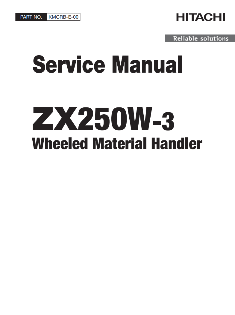 HITACHI ZX250W-3 WHEELED EXCAVATOR