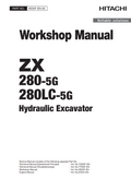 HITACHI ZX 280-5G ZX 280LC -5G DIGGER