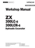 HITACHI ZX300LC-6 ZX 300LCN-6 DIGGER