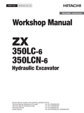 HITACHI ZX 350LC-6 ZX 350LCN-6 DIGGER