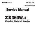 HITACHI ZX 360W-3 WHEELED MATERIAL HANDLER