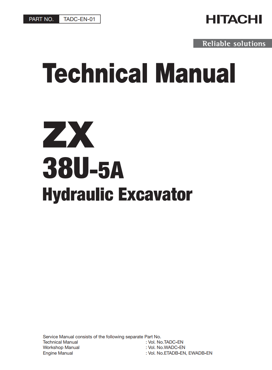 HITACHI ZX 38U -5A HYDRAULIC LOADER
