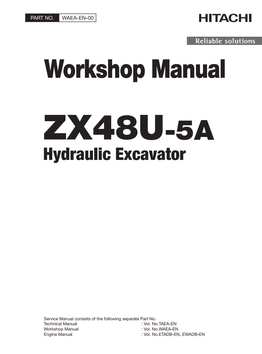 HITACHI ZX 48U -5A HYDRAULIC LOADER