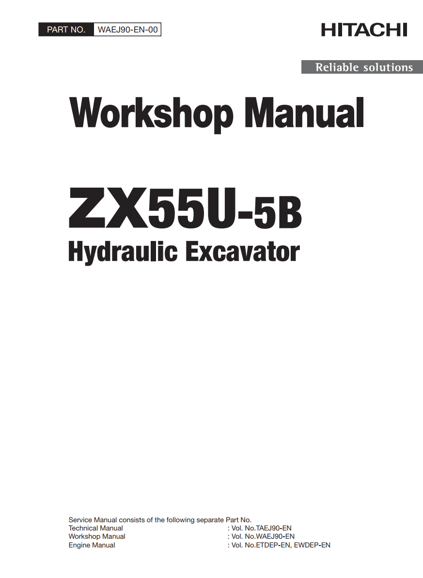 HITACHI ZX55U-5B HYDRAULIC LOADER
