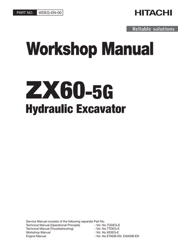 HITACHI ZX60 -5G HYDRAULIC LOADER