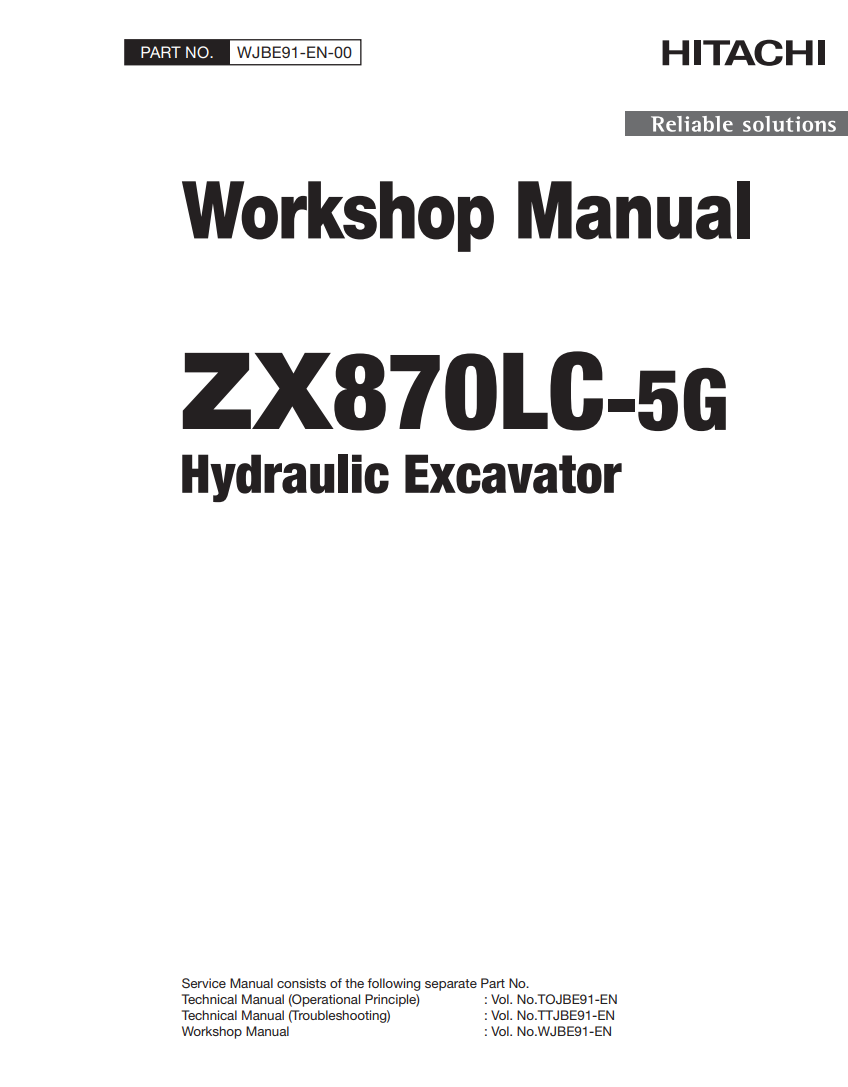 HITACHI ZX870LC-5G DIGGER