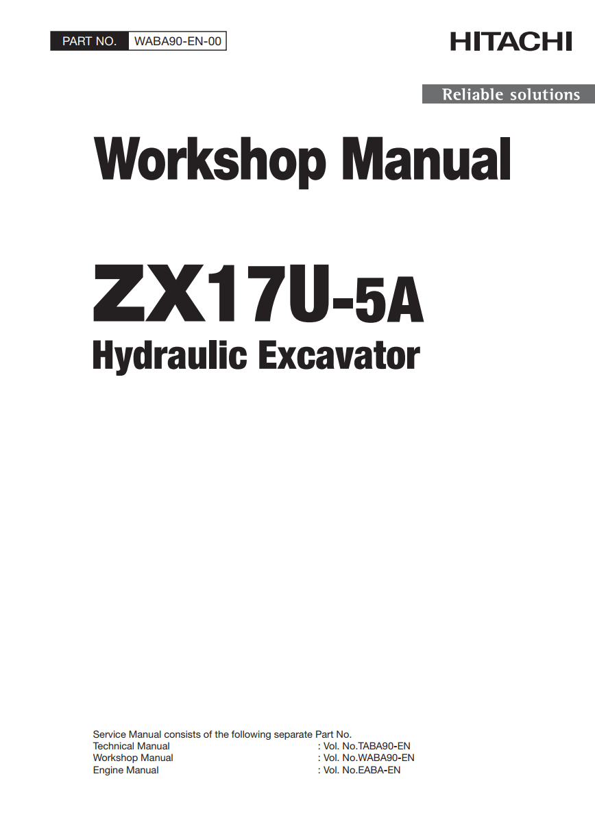 HITACHI ZX17U-5A HYDRAULIC EXCAVATOR