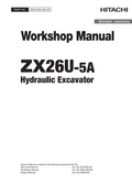 HITACHI ZX26U-5A MINI HYDRAULIC EXCAVATOR