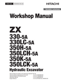 HITACHI ZX 330-5A 330LC-5A 350H-5A 350LCH-5A 350K-5A 350LCK-5A EXCAVATOR