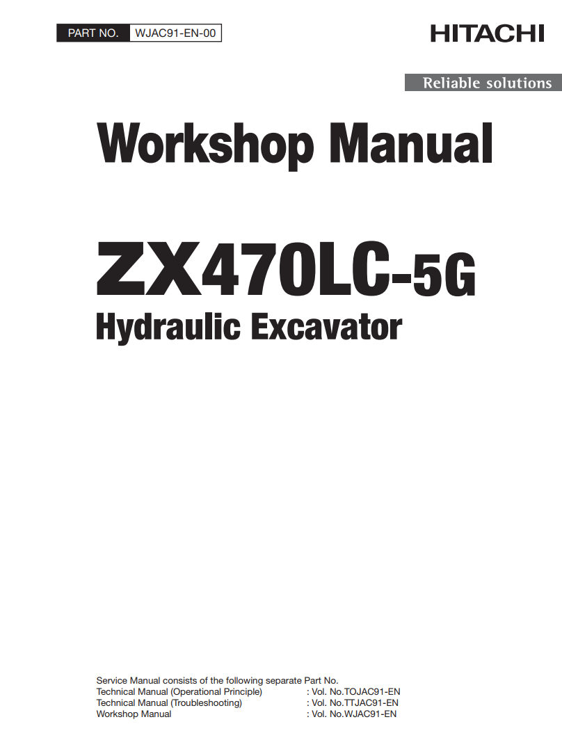 HITACHI ZX 470LC-5G HYDRAULIC DIGGER