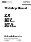 HITACHI ZX 870-5A 870LC-5A 890H-5A 890LCH-5A DIGGER
