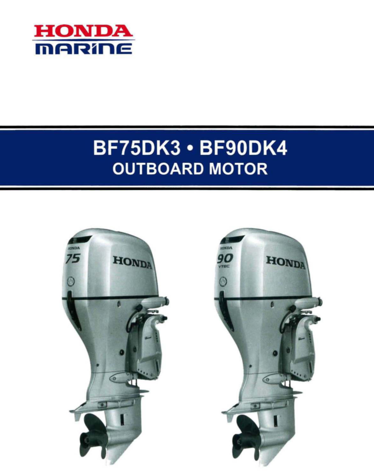 HONDA BF75DK3 BF90DK4 BF80A BF100A ENGINE