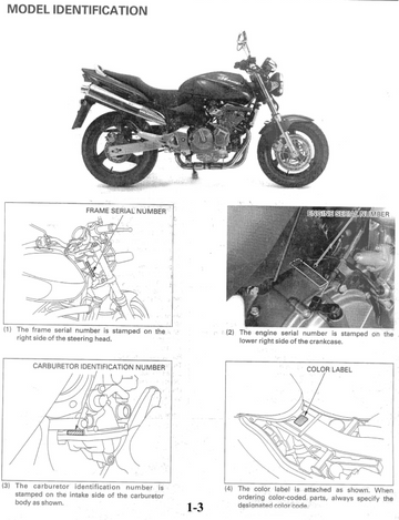HONDA CB600F CB 600 F 1998-2006 BIKE