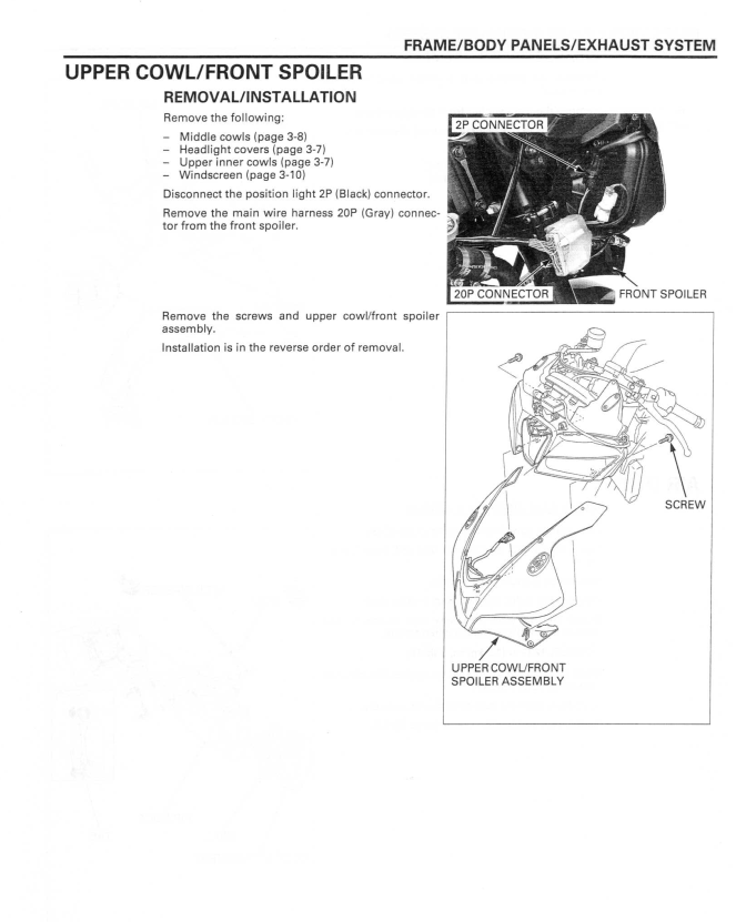 HONDA CBR600RR 2003-2008 BIKE
