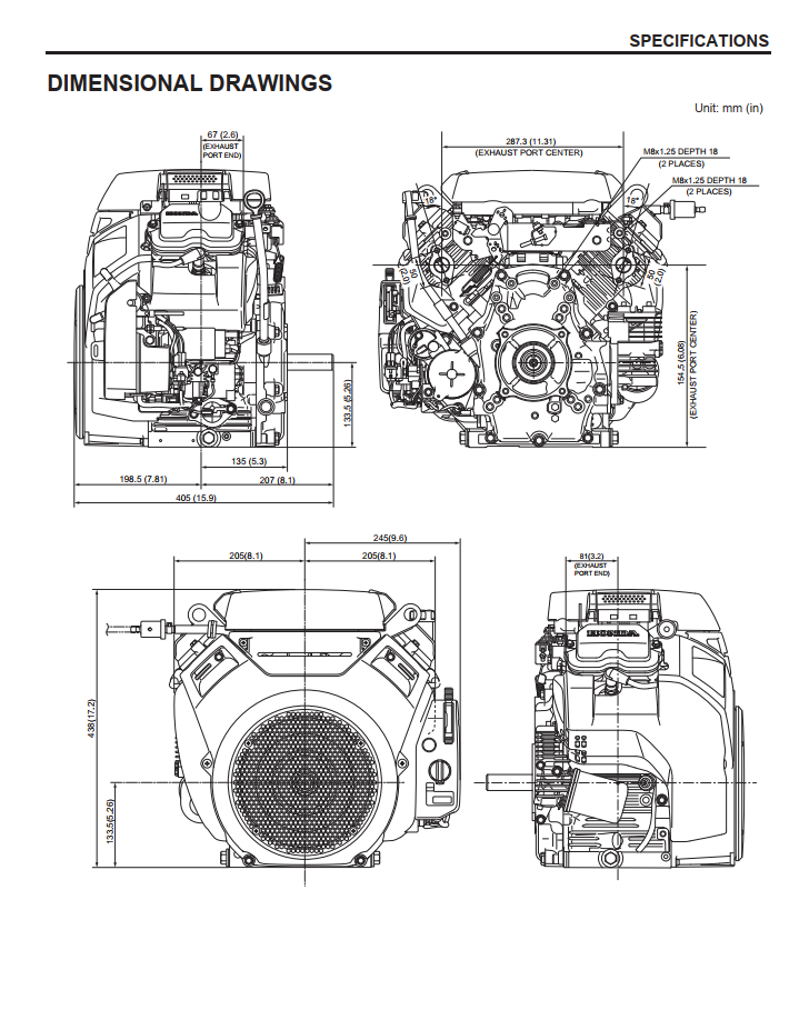 HONDA GX690 PORTABLE ENGINE