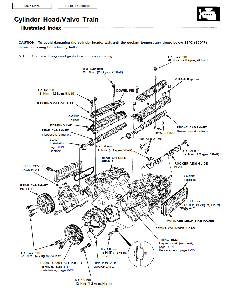 HONDA LEGEND 1987-1990 2.7L V6